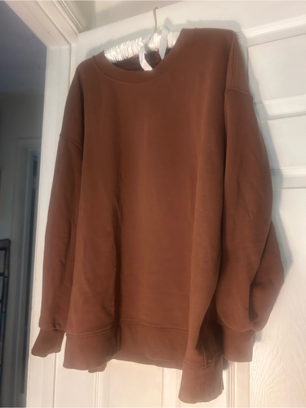 Lululemon Perfectly Oversized Crew in Roasted Brown